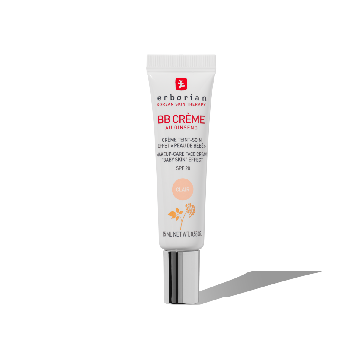 [8809255787085] ERBORIAN SUPER BB AU GINSENG SPF20 - CLAIR 15ML