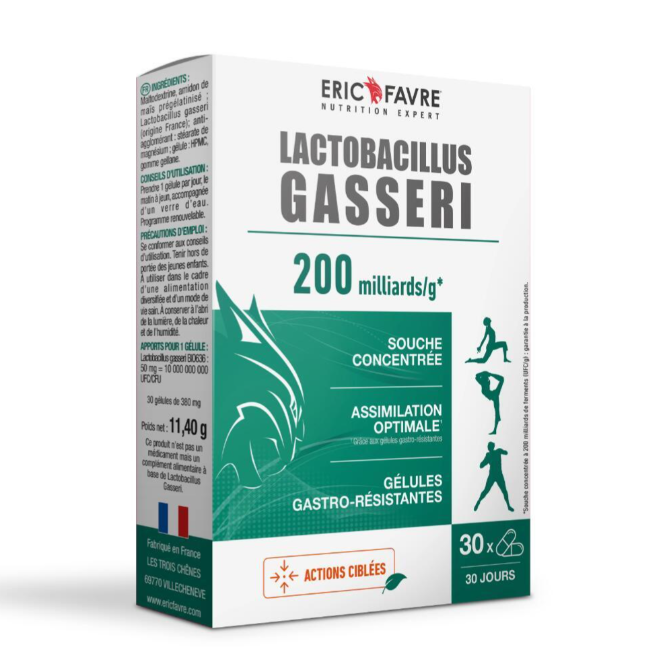 [3760162595697] ERIC FAVRE LACTOBACILLUS GASSERI 200MILLIARDS/G - 30 GELULES