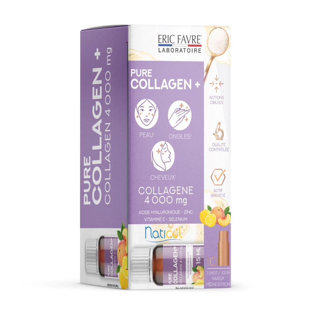 [3760162589795] ERIC FAVRE PURE COLLAGEN + 4000MG - 10*15ML