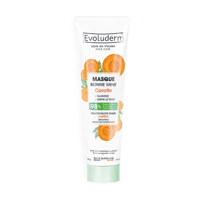 [3760100685275] EVOLUDERM MASQUE BONNE MINE CAROTTE 150G