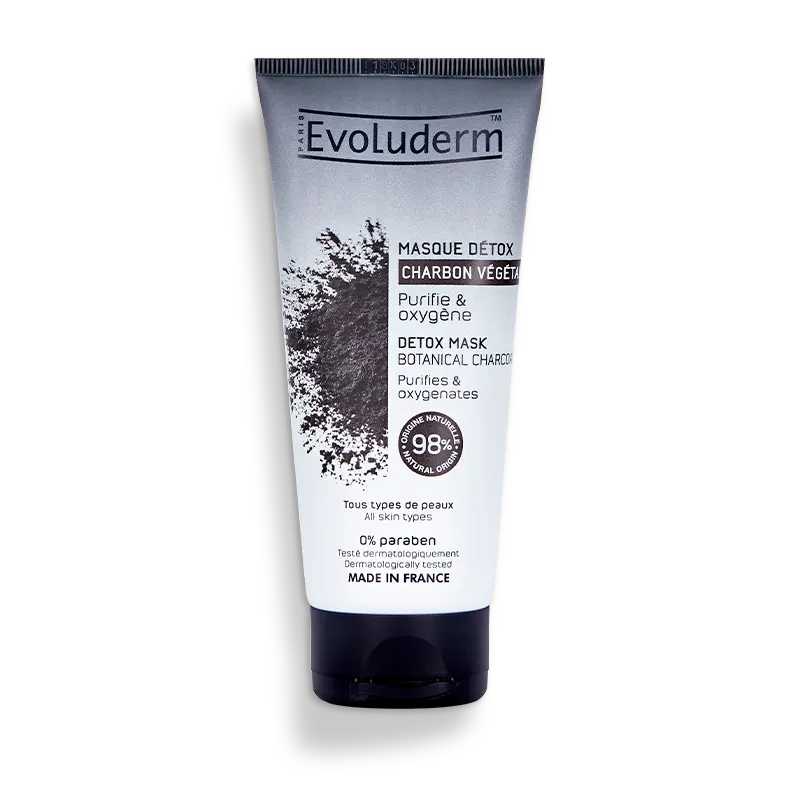 [3760100183313] EVOLUDERM MASQUE DETOX CHARBON VEGETAL 100ML