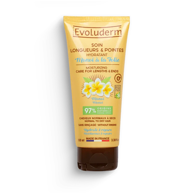 [3760100680164] EVOLUDERM SOIN LONGEURS ET POINTES HYDRATANT MONOI 100ML