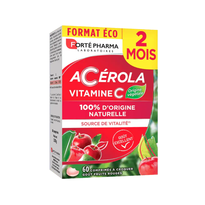 [3700221312681] FORTE PHARMA ACEROLA VITAMINE C - 60 COMPRIMES