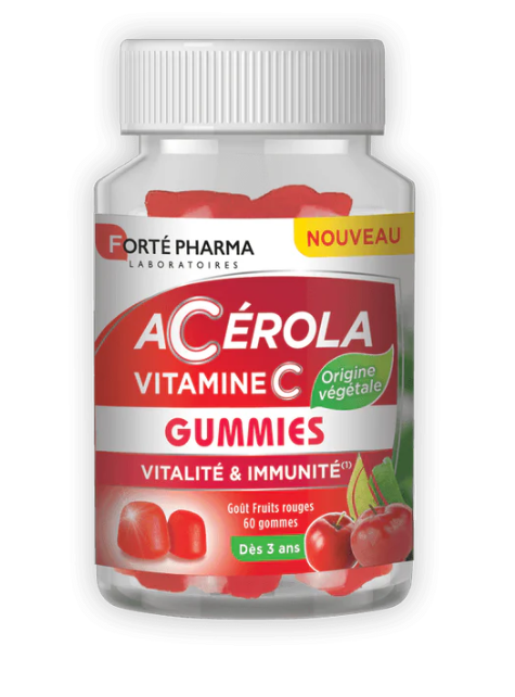 [3700221301029] FORTE PHARMA ACEROLA VITAMINE C - 60 GUMMIES