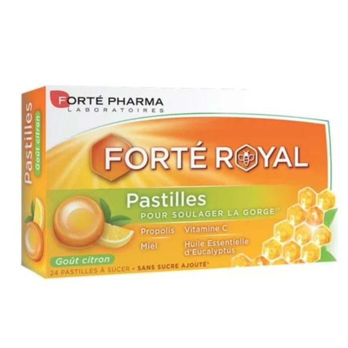 [3700221300794] FORTE PHARMA FORTE ROYAL PASTILLES CITRON - 24 PASTILLES