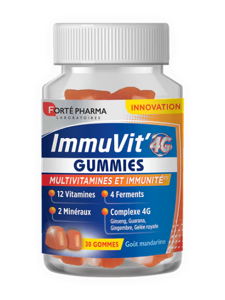 [3700221301579] FORTE PHARMA IMMUVIT' 4G MULTIVITAMINES ET IMMUNITE - 30 GOMMES