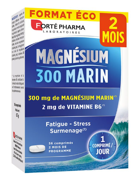 [3700221313695] FORTE PHARMA MAGNESIUM 300 MARIN - 56 COMPRIMES