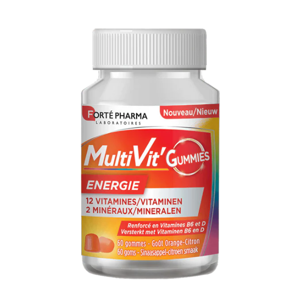 FORTE PHARMA MULTIVIT' 4G ENERGIE - 60 GOMMES