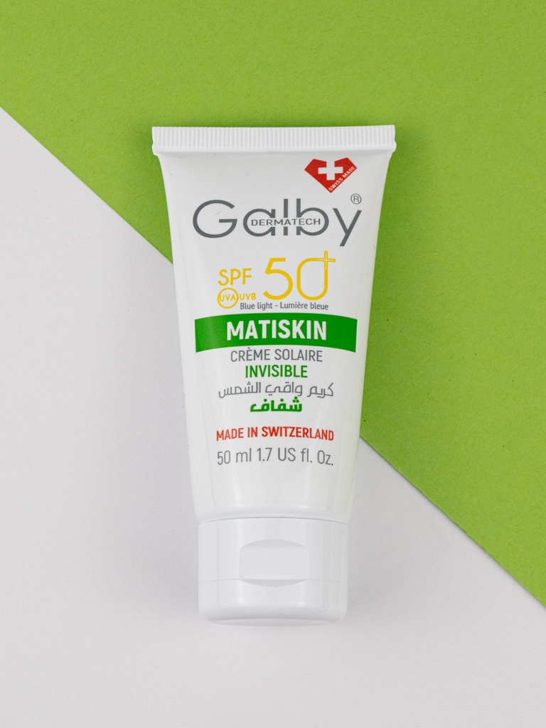 [7640157268361] GALBY MATISKIN CREME SOLAIRE INVISIBLE SPF50+ 50ML