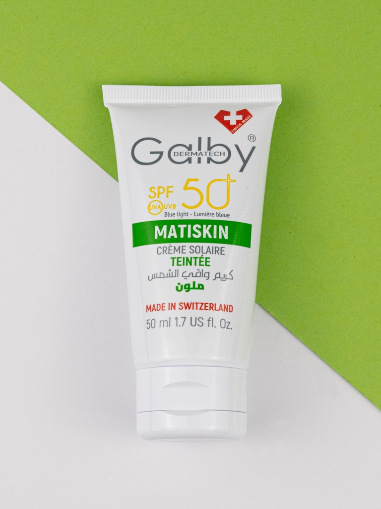 [7640157268392] GALBY MATISKIN CREME SOLAIRE TEINTE SPF50+ 50ML