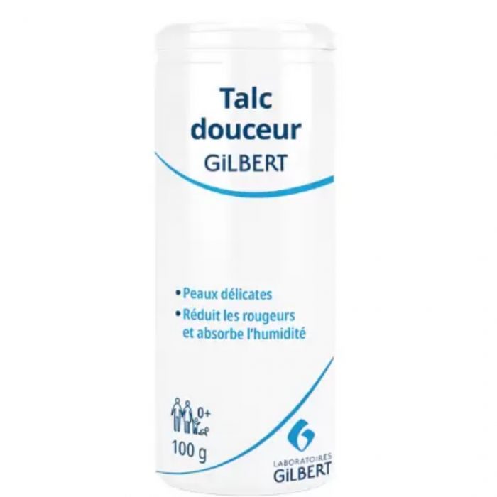 [3518646126598] GILBERT TALC DOUCEUR FLACON POUDREUR 100G