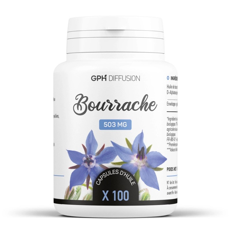 GPH BOURRACHE 503MG - 100 CAPSULES