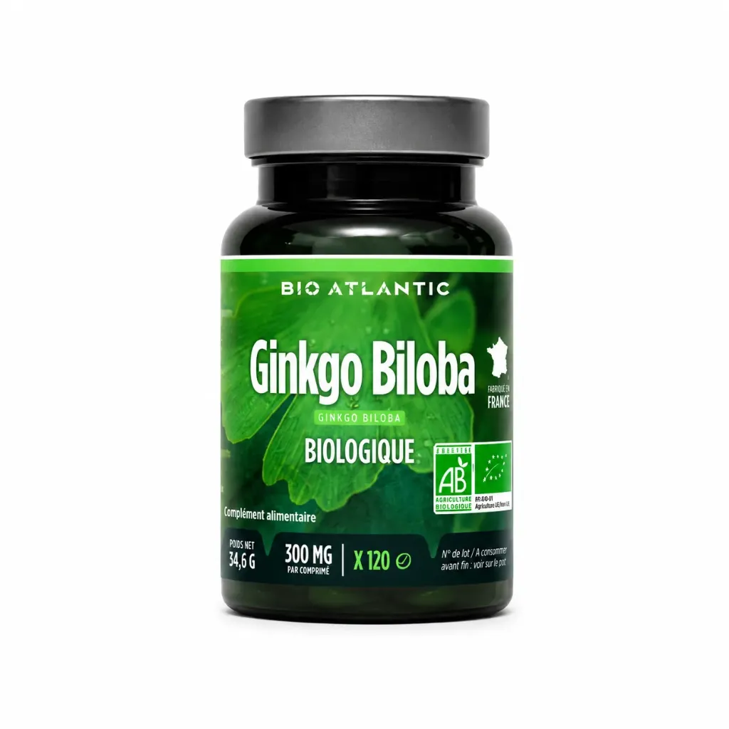 [3700216250356] GPH GINKGO BILOBA BIO 300MG - 120 COMPRIMES