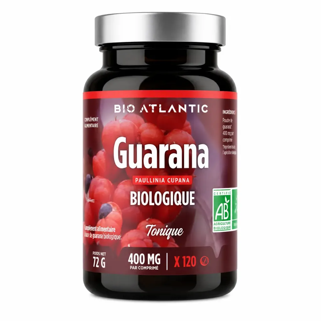 GPH GUARANA BIO 400MG - 120 COMPRIMES