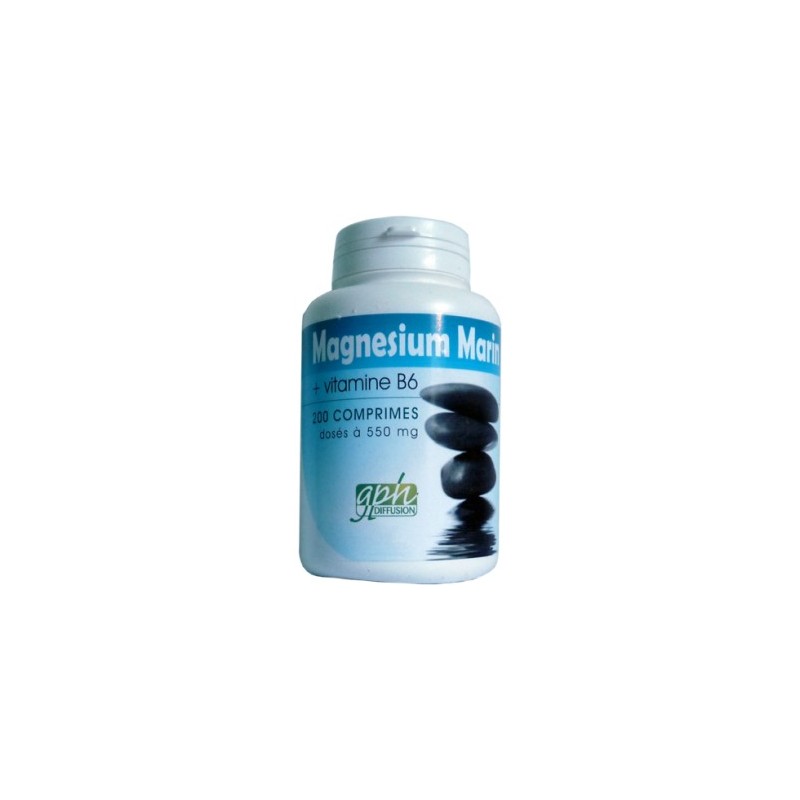 [3700216221653] GPH MAGNESIUM MARIN + VITAMINE B6 550MG - 200 COMPRIMES