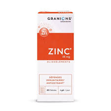 [3760155216257] GRANIONS ZINC 15MG - 60 GELULES