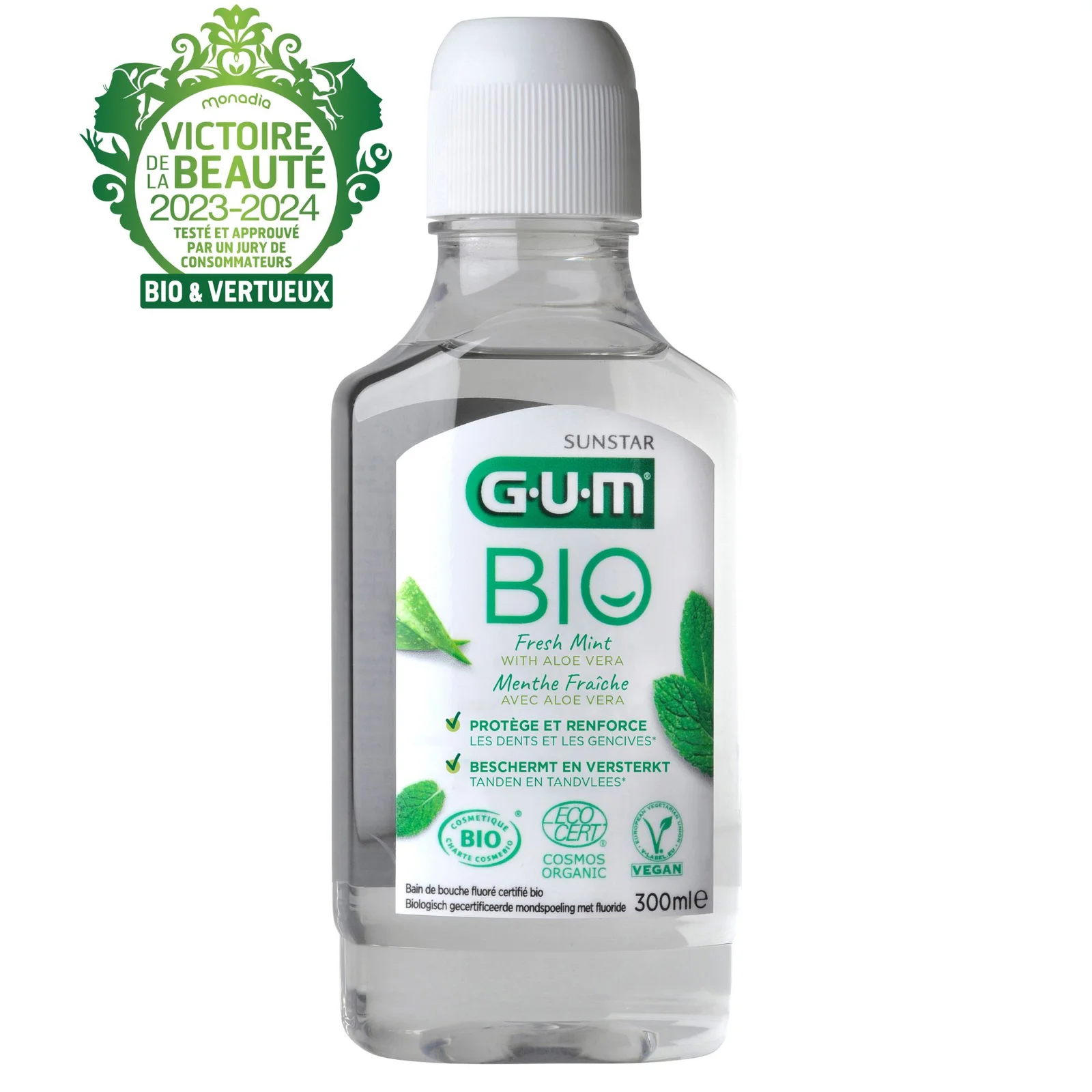 [7630019905732] GUM BAIN DE BOUCHE BIO FRESH MINT 300ML