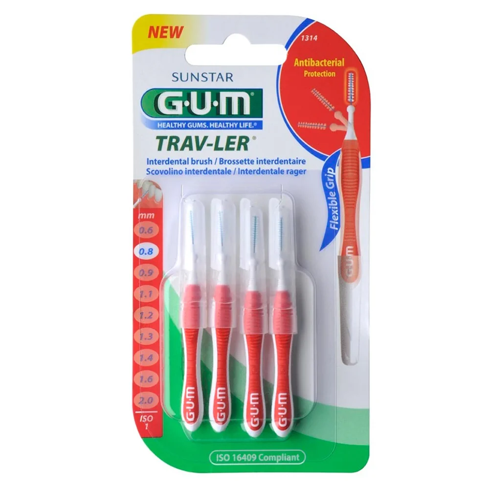 GUM BROSSETTE TRAVLER 0.8MM 1314