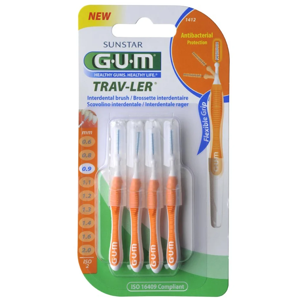GUM BROSSETTE TRAVLER 0.9MM 1412
