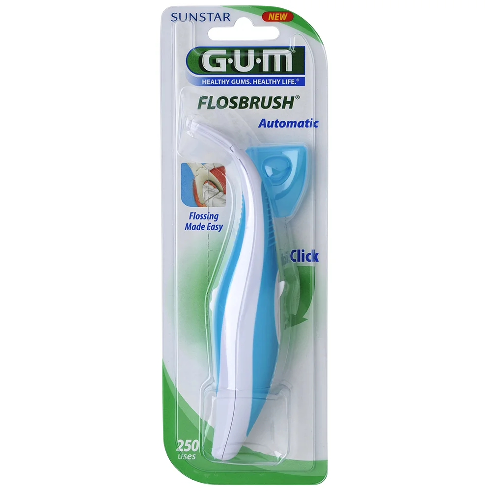 GUM FIL DENTAIRE FLOSBRUSH MANCHE AUTOMATIQUE 847