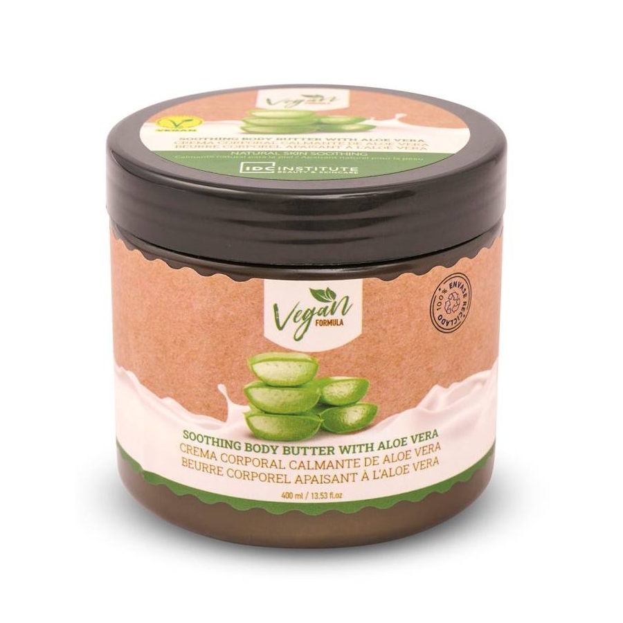 IDC INSTITUTE BEURRE CORPOREL VEGAN FORMULA - ALOE VERA 400 ML