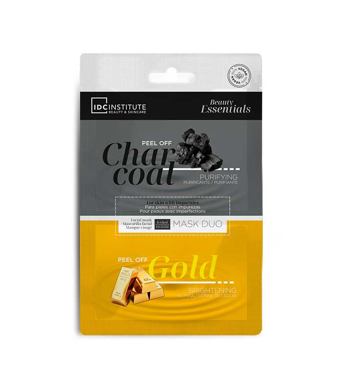IDC INSTITUTE DUO CHARCOAL ET GOLD MASK