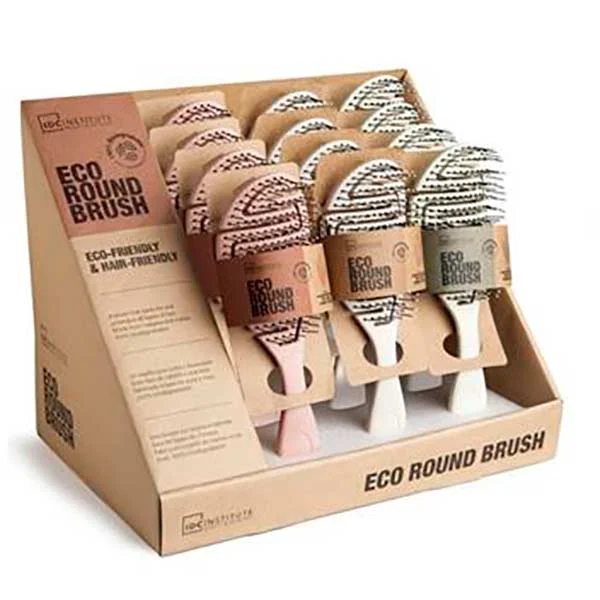 [8436576509227] IDC INSTITUTE ECO NATURAL FIBERS ROUND BRUSH 2009W