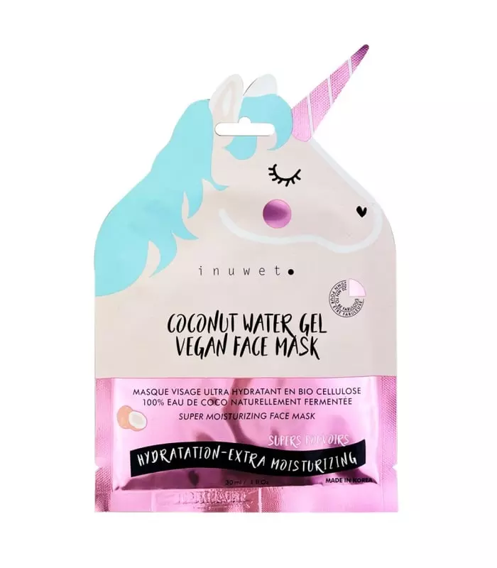 [3662232003128] INUWET COCONUT WATER GEL VEGAN FACE MASK HYDRATATION 30ML