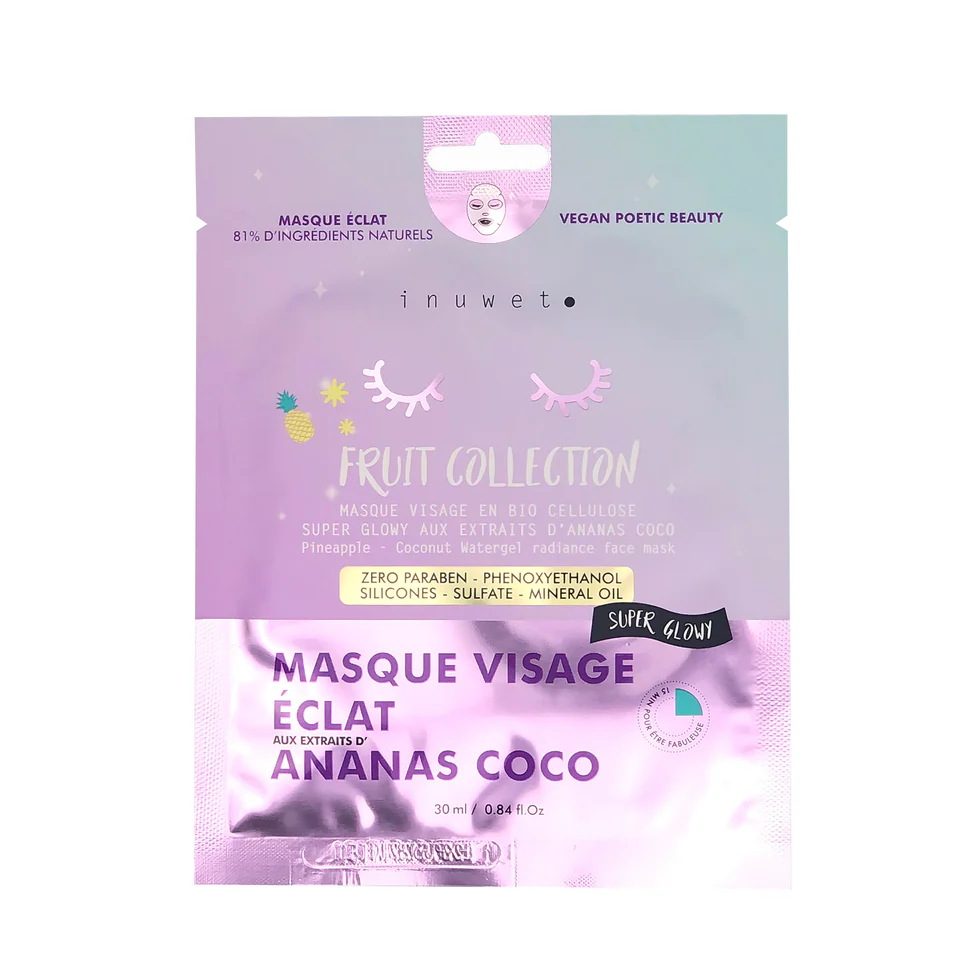 [3662232003937] INUWET MASQUE VISAGE ECLAT ANANAS COCO 30ML