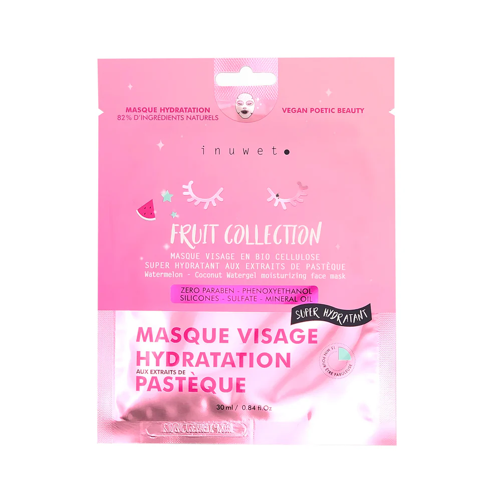 [3662232003920] INUWET MASQUE VISAGE HYDRATATION PASTEQUE 30ML