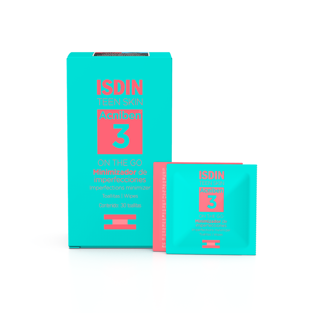 [8470001509833] ISDIN ACNIBEN 3 ON THE GO LINGETTES 30U