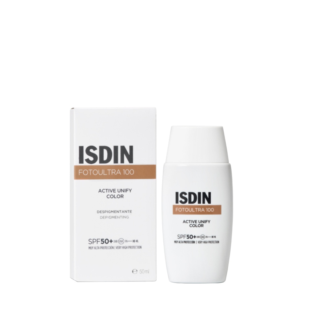 [8429420160644] ISDIN SOLAIRE FOTO ULTRA 100 ACTIVE UNIFY FUSION FLUID COLOR SPF50+ 50ML