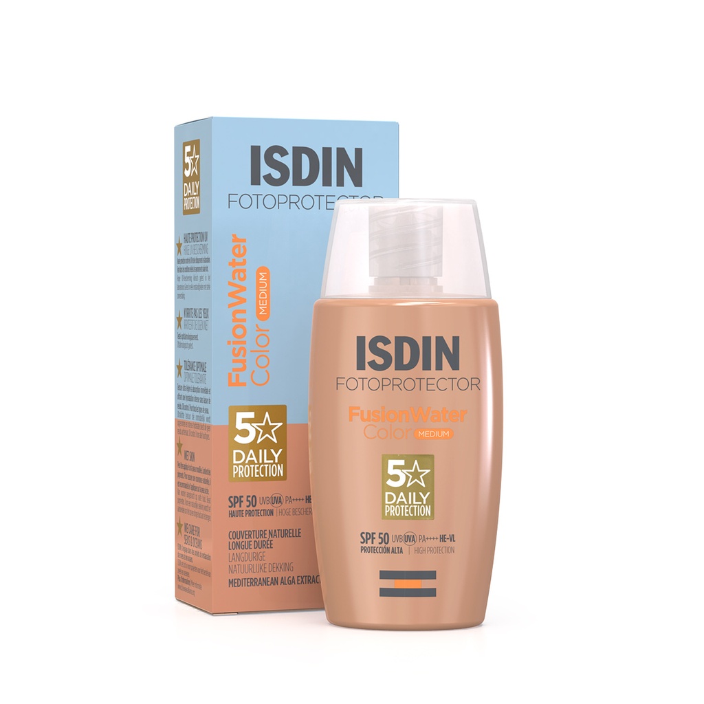 [8429420160576] ISDIN SOLAIRE FUSION WATER COLOR MEDIUM SPF50+ 50ML