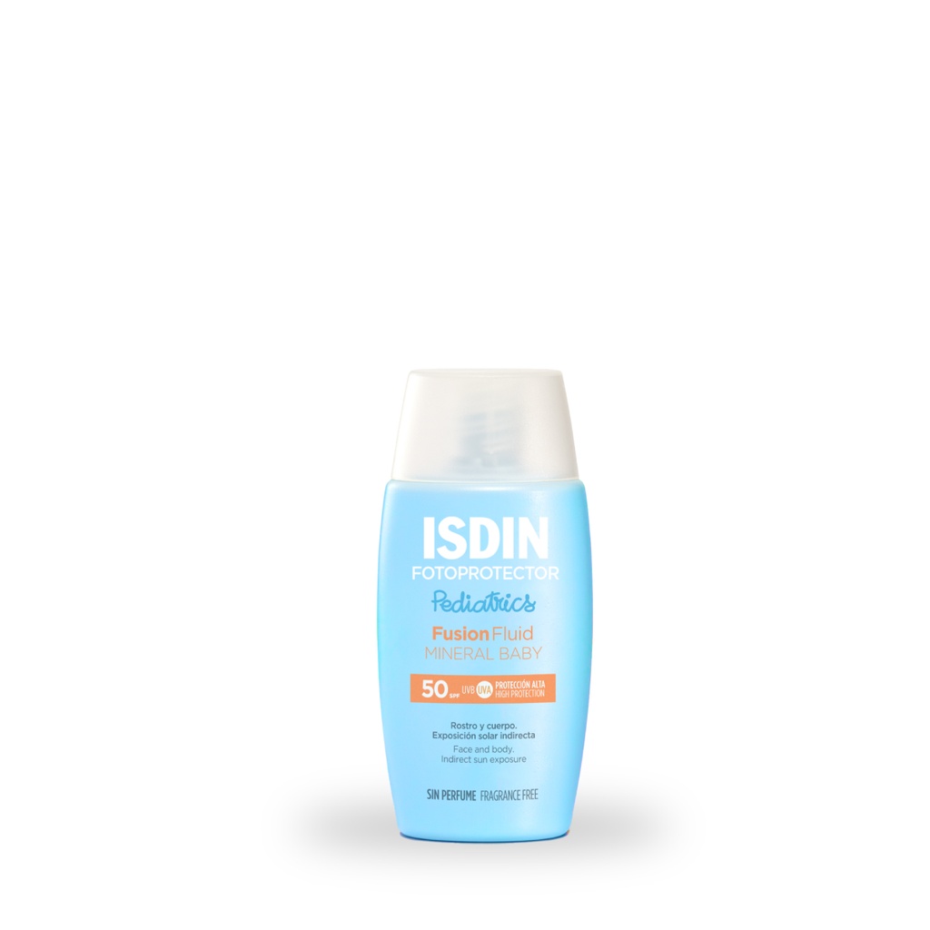 [8429420122581] ISDIN SOLAIRE PEDIATRICS FUSION FLUID MINERAL BABY SPF50+ 50ML