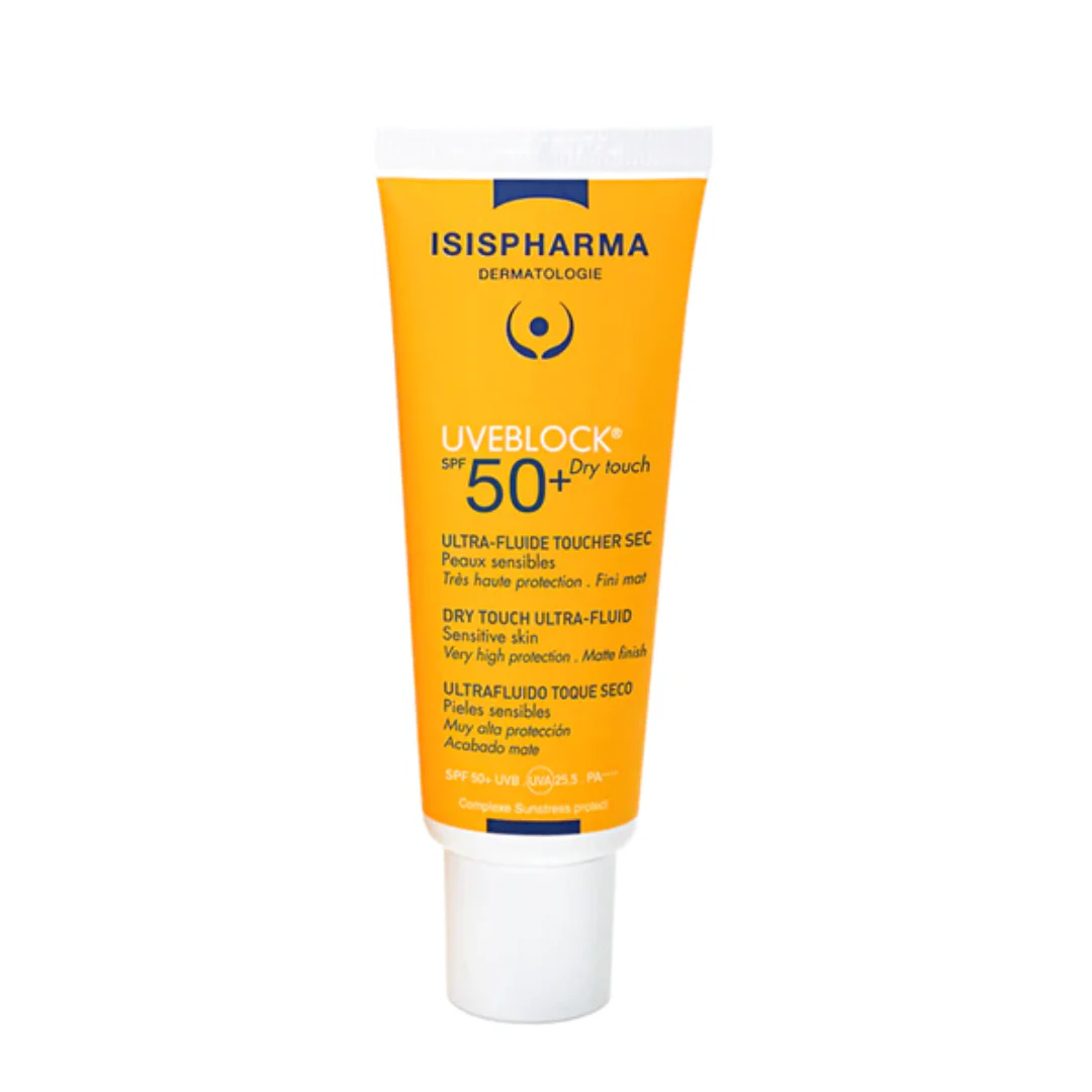 [3760269770508] ISISPHARMA UVEBLOCK DRY TOUCH INVISIBLE SPF50+ 40ML