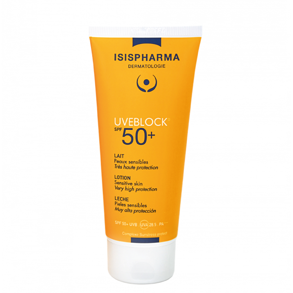 [3401520129931] ISISPHARMA UVEBLOCK LAIT SPF50+ 100ML