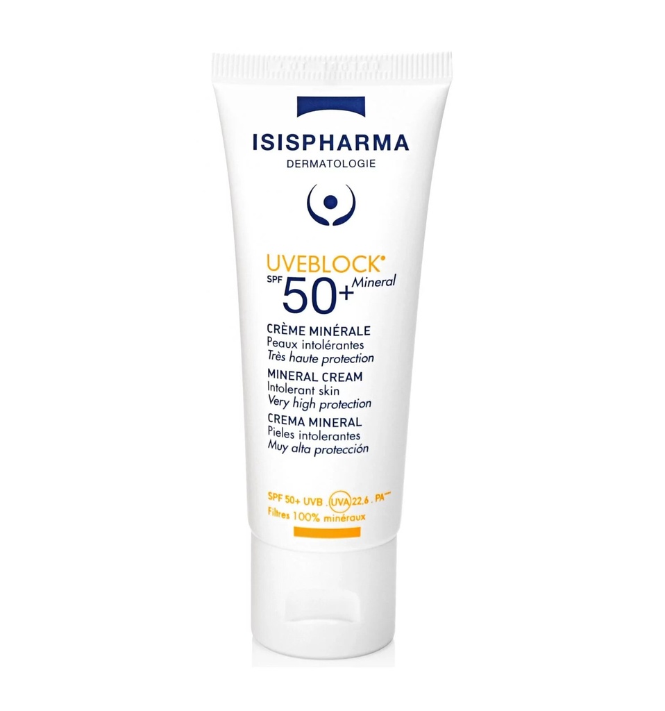 [3760269770270] ISISPHARMA UVEBLOCK MINERALE INVISIBLE SPF50+ 40ML