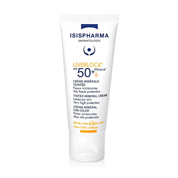 [3760269770287] ISISPHARMA UVEBLOCK MINERALE TEINTEE  SPF50+ 40ML