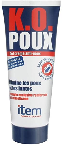 [3700138610207] ITEM K.O GEL CREME ANTI POUX 100ML