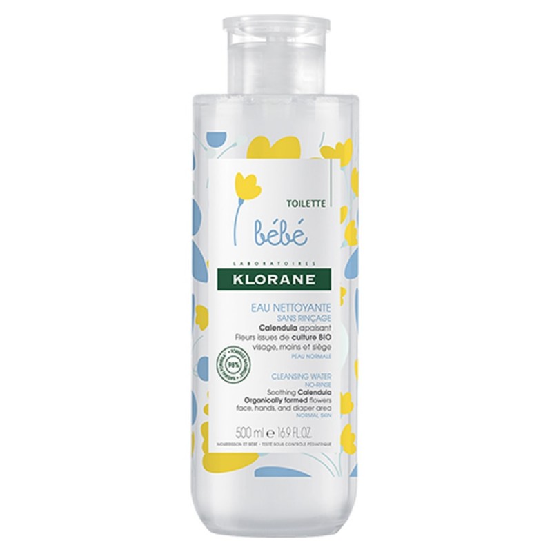 KLORANE BEBE EAU NETTOYANTE MICELLAIRE 500ML