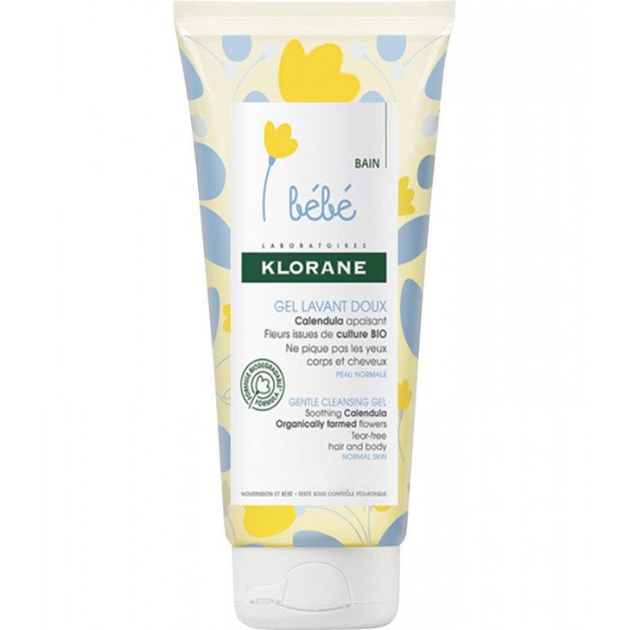 [3282770104936] KLORANE BEBE GEL MOUSSANT CORPS/CHEVEUX 200ML