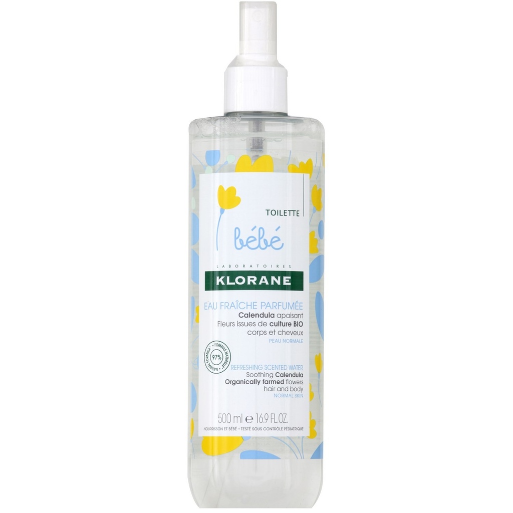 [3282770104882] KLORANE BEBE LOTION RAFRAICHISSANTE 500ML EAU PARFUMEE