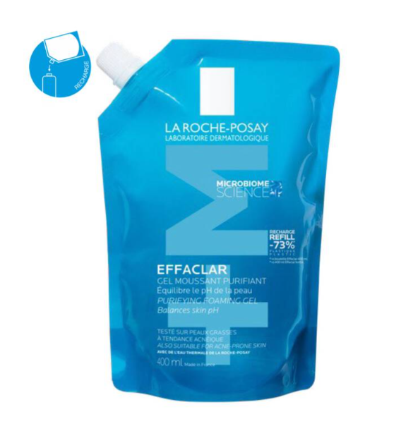 [3337875876407] LA ROCHE POSAY EFFACLAR GEL MOUSSANT PURIFIANT RECHARGE 400ML