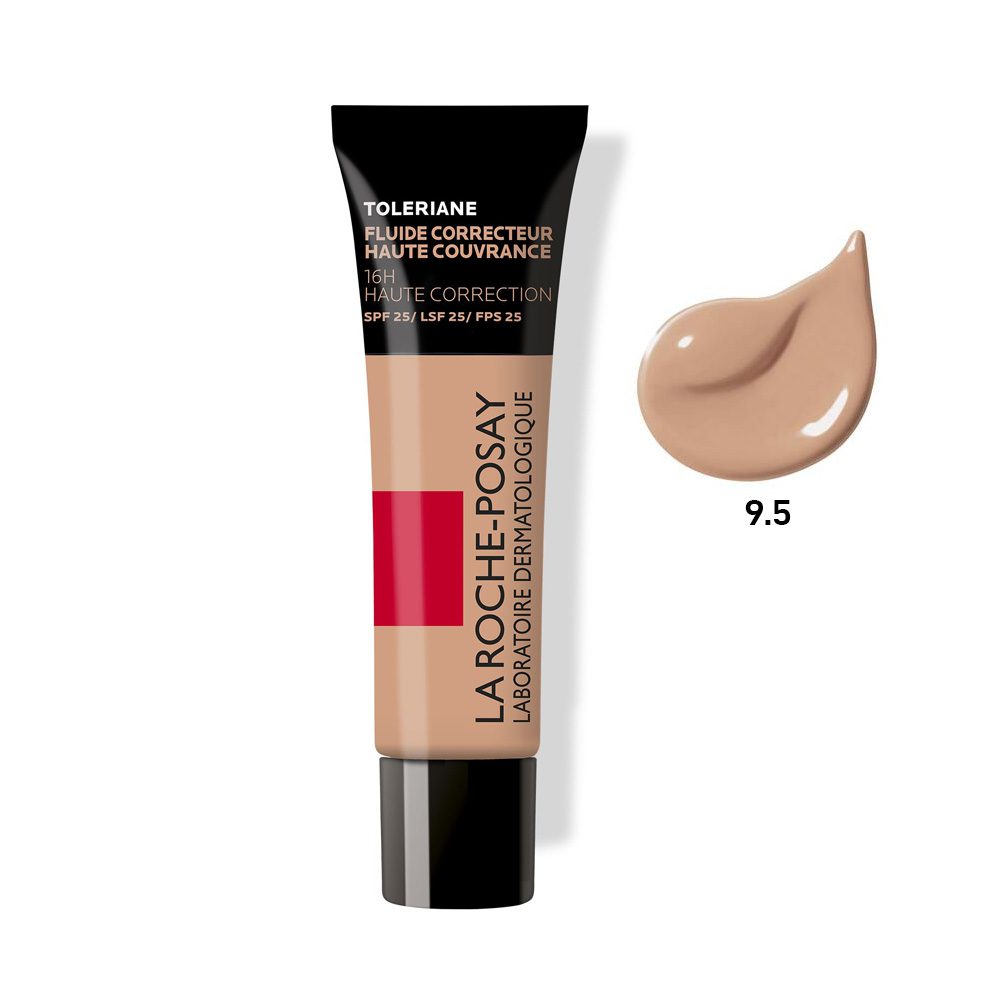 [3337875836722] LA ROCHE POSAY TOLERIANE FLUIDE CORRECTEUR SPF25 - TEINTE 9.5 30ML