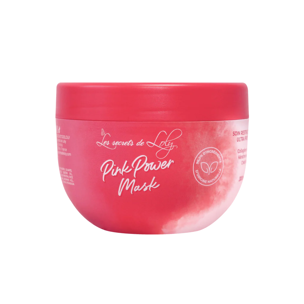 [3760378510545] LES SECRETS DE LOLY PINK POWER MASK SOIN RESTRUCTURANT ULTRA PROTEINE 300ML