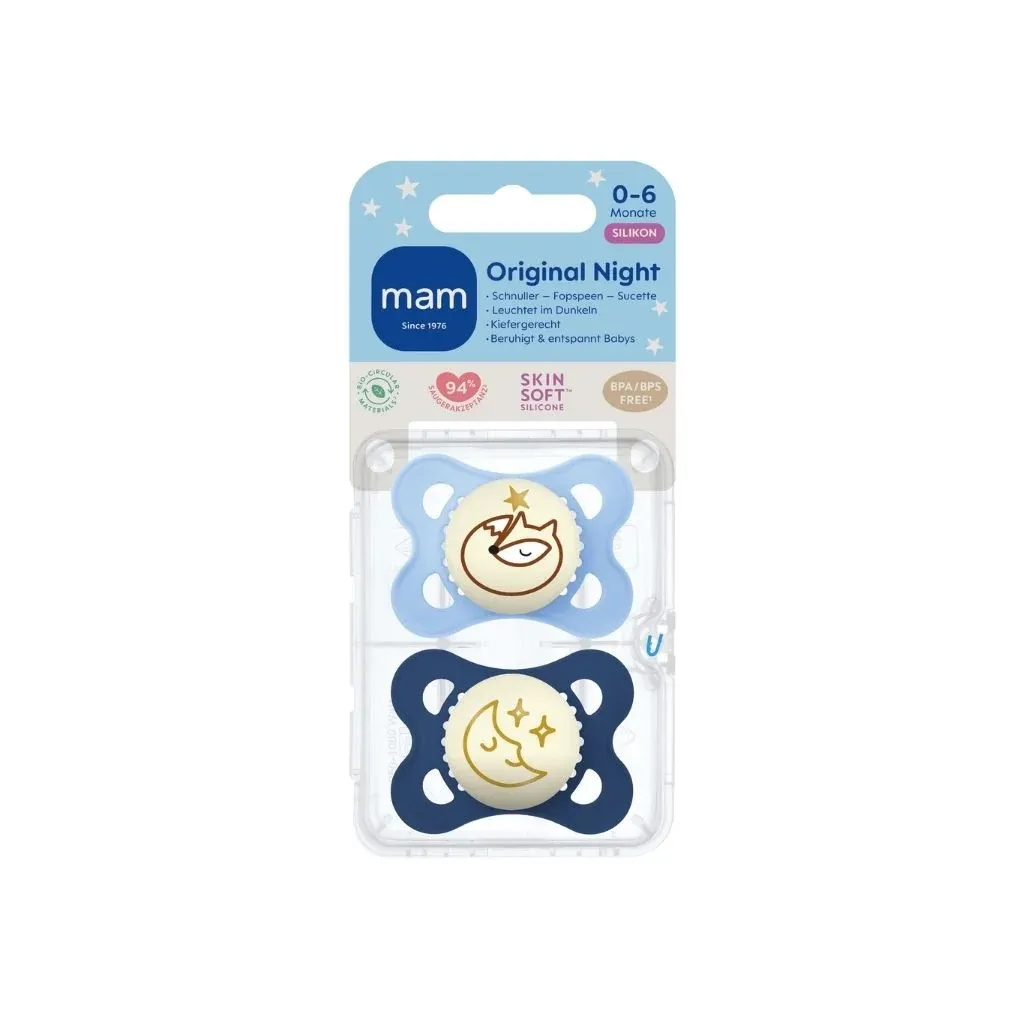 [9001616691737] MAM SUCETTES ORIGINAL NIGHT 6M+ *2