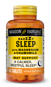 [311845181756] MASON NATURAL EAZZZY SLEEP WITH MAGNESIUM AND CHAMOMILLE 60 TABLETS