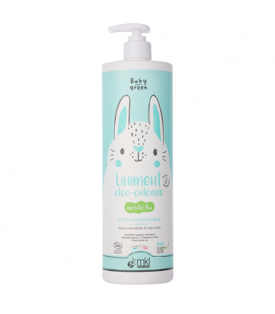 [3760162124200] MKL BABY GREEN LINIMENT OLEO-CALCAIRE BIO 900ML