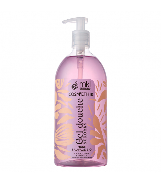 [3760162124316] MKL COSM'ETHIK GEL DOUCHE MURE SAUVAGE  BIO 1L