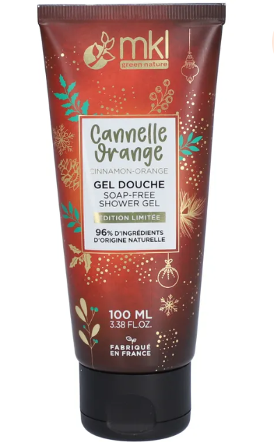 [3760162124040] MKL GEL DOUCHE CANNELLE ORANGE BIO EDL 100ML